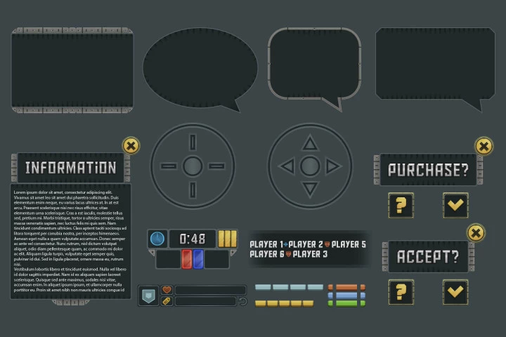 Top Down Tank Game User Interface