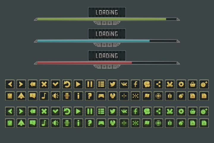 Top Down Tank Game User Interface