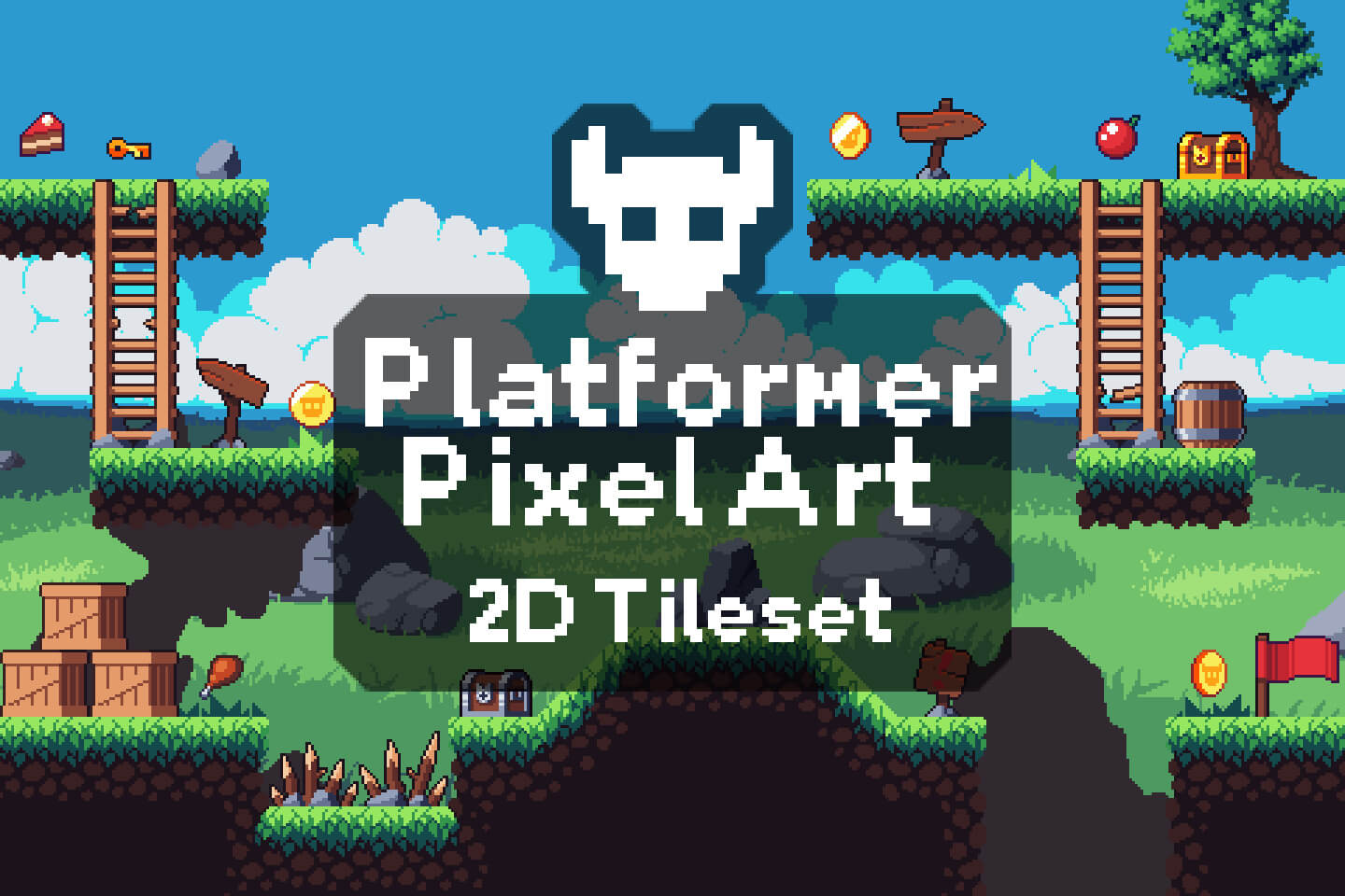 32X32 tile pixel art tilesheet