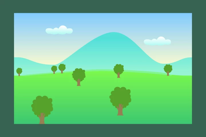 Seamless Hill Platformer Game Tileset