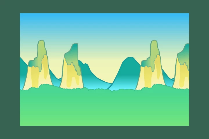 Bamboo Mountain 2D Game Tileset
