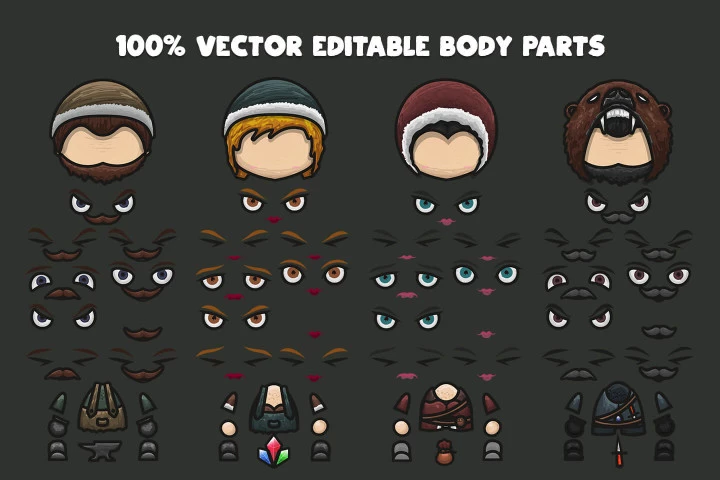 Blacksmith, Jeweler, Healer, Hunter NPC Characters