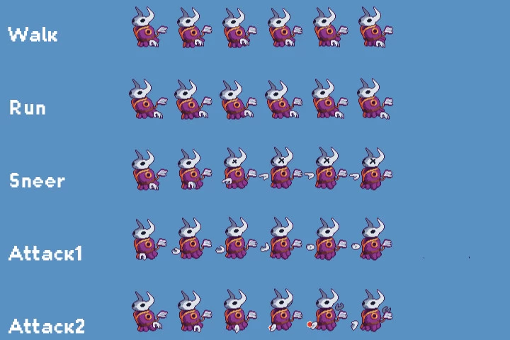 Boss Monsters Pixel Art