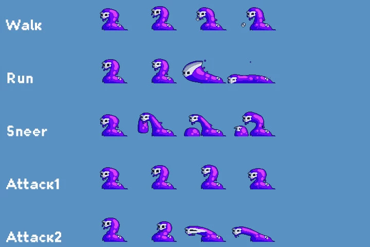 Boss Monsters Pixel Art