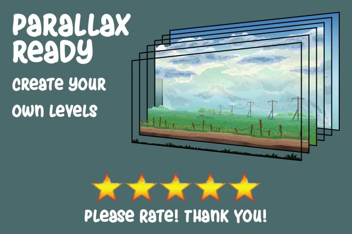 Cartoon Sky Game Backgrounds