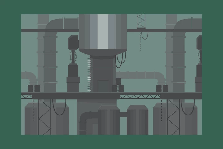 Factory Platformer Game Tileset