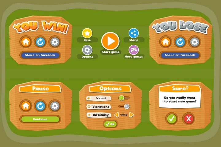 Pong Football 2D Game Kit