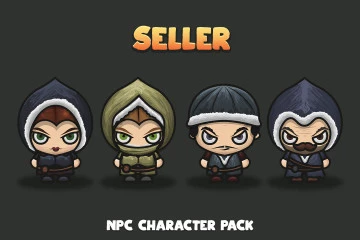 Seller NPC Character Pack 4