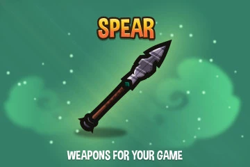 Spear 2D Weapon Pack