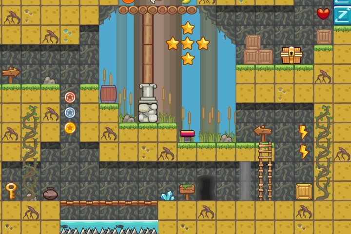 Swamp Platformer Game 2D Tileset