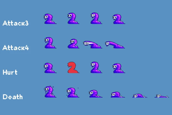 Boss Monsters Pixel Art