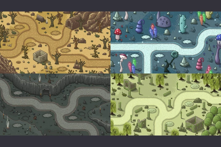 Tower Defense 2D Tileset Pack 3