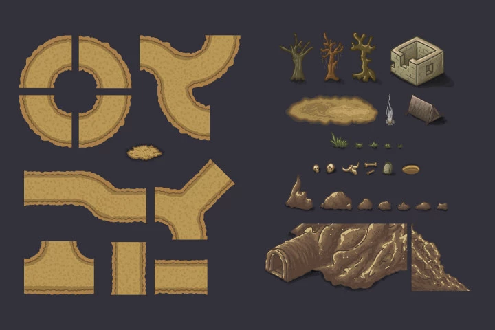 Tower Defense 2D Tileset Pack 3