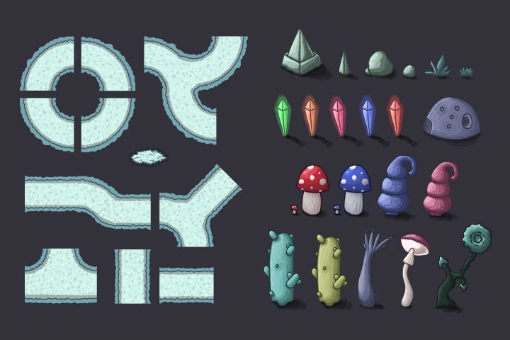 Tower Defense 2D Tileset Pack 3