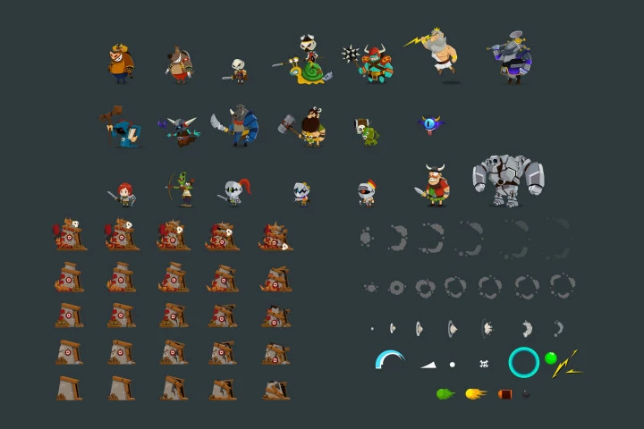 Battle of Heroes 2D Game Kit