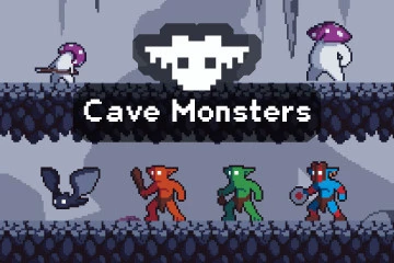 Cave Monster Pixel Art Game Sprite Pack