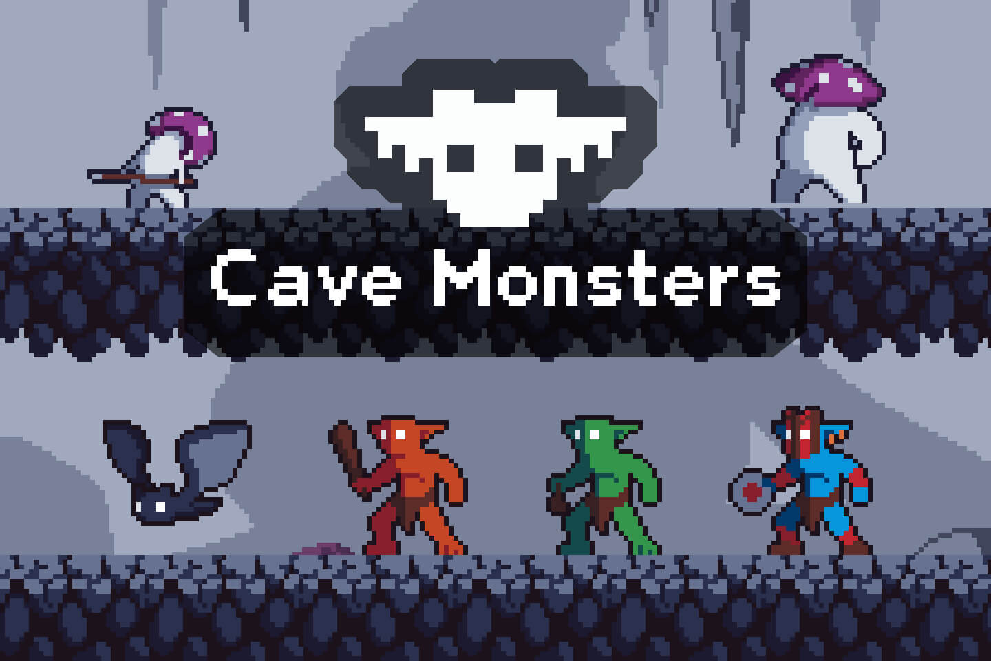 Cave Monster Pixel Art Game Sprite Pack Craftpix Net