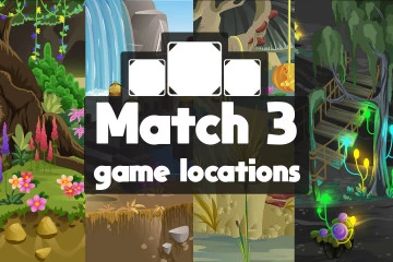 Match 3 Game locations