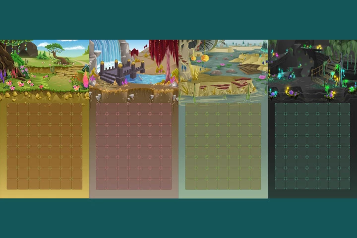 Match 3 Game locations