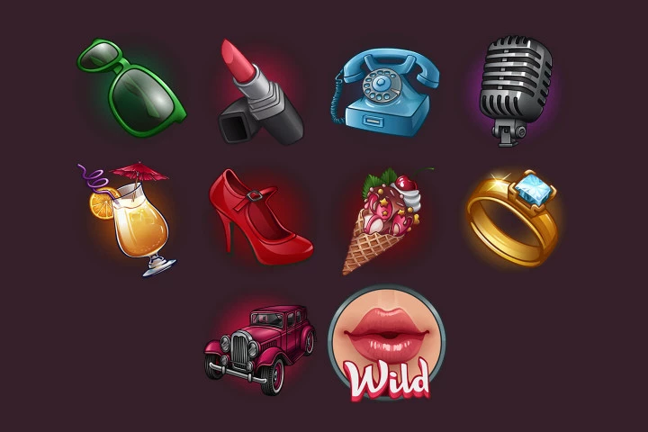 Pin-Up Girls Slots 2D Game Kit