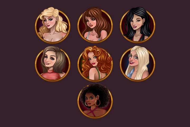 Pin-Up Girls Slots 2D Game Kit