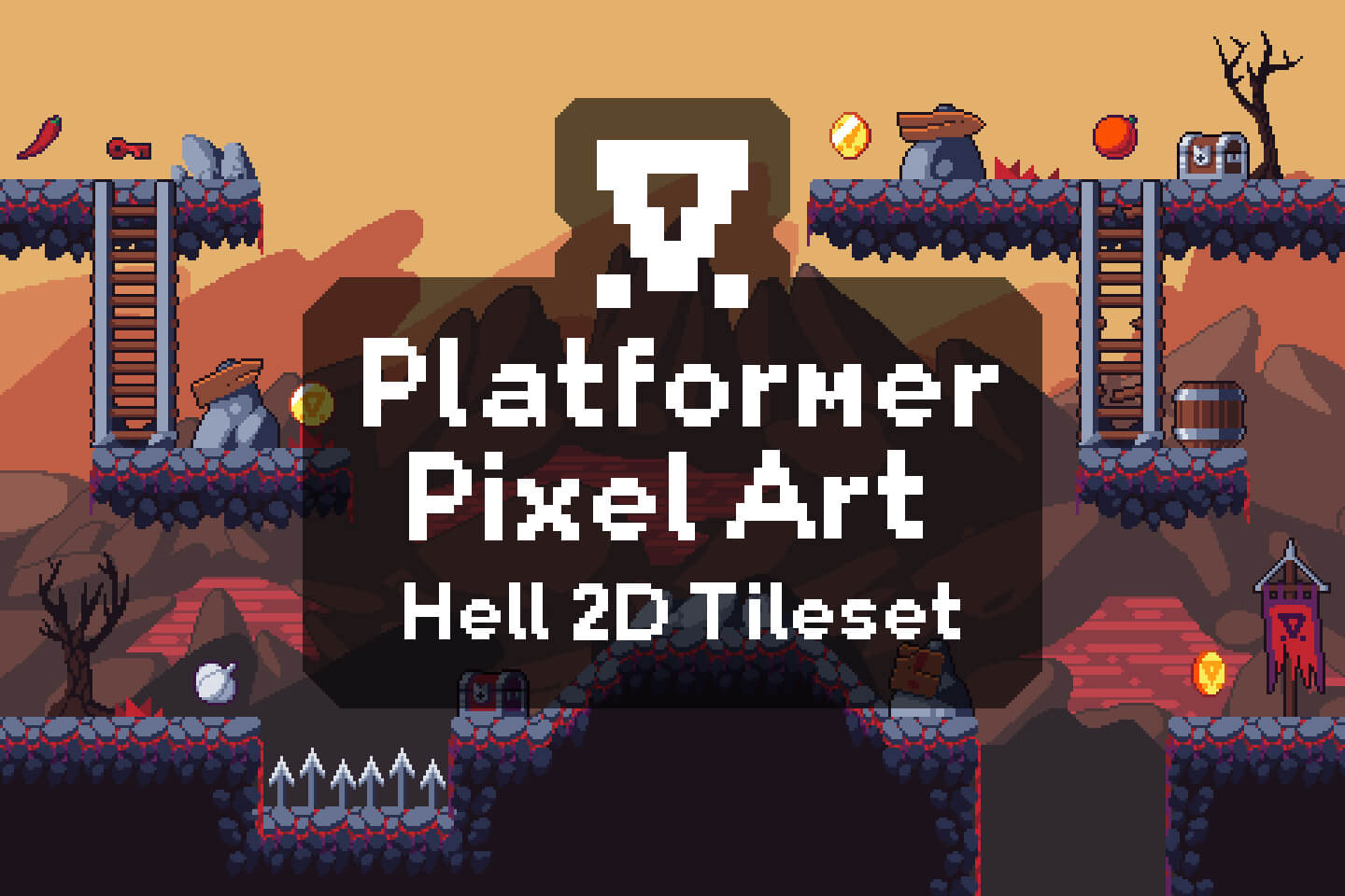 Pixel Art Characters for Platformer Games 