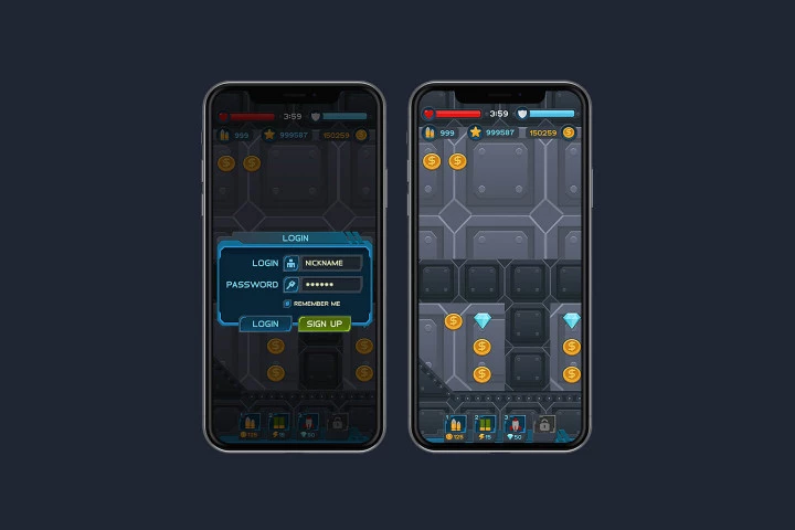 Space Game User Interface