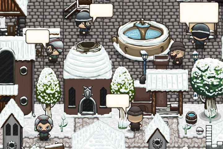 Winter 4-Direction NPC Character Sprites