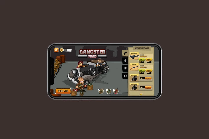 Gangster Wars 2D Game Kit