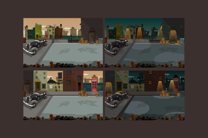 Gangster Wars 2D Game Kit