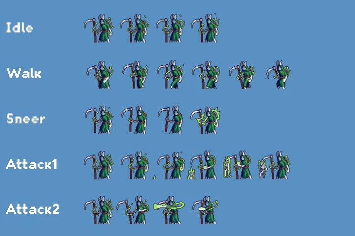 Hell Boss Sprite Sheets Pixel Art
