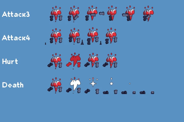 Hell Boss Sprite Sheets Pixel Art