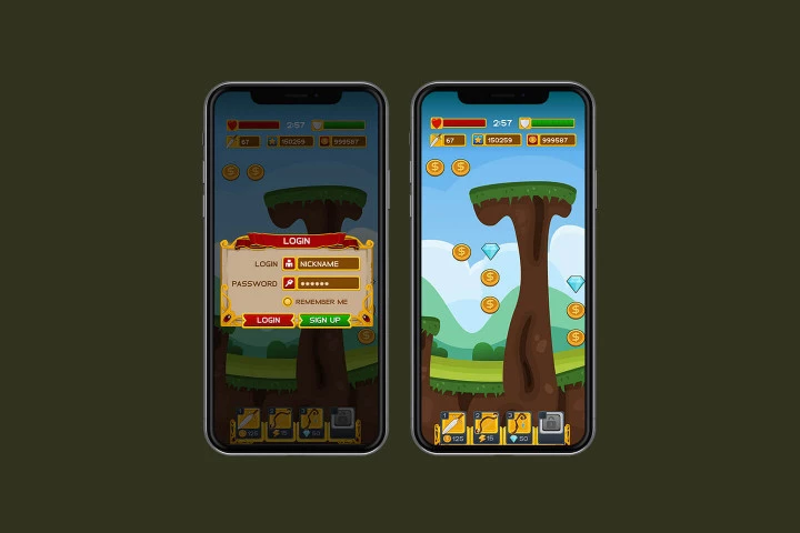 Medieval Game Interface