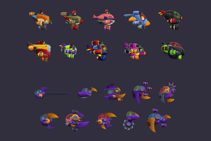 Space Adventures 2D Game Kit