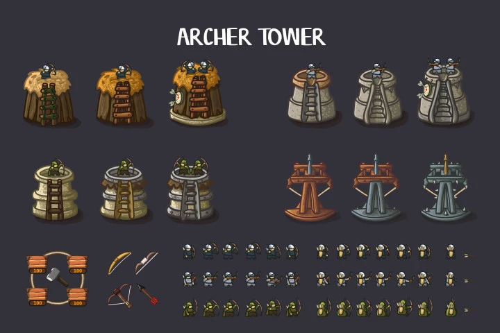 Tower Defense 2D Game Kit