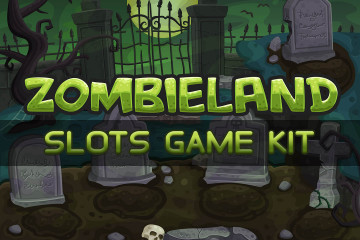 Zombieland Slots 2D Game Kit