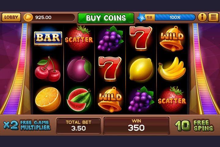 Classic Sevens Slots 2D Game Kit