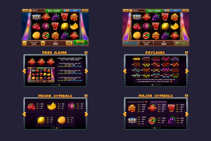 Classic Sevens Slots 2D Game Kit