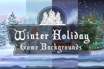 Free Winter Holiday Game Backgrounds