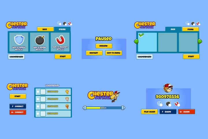 Jet Pack 2D Game Kit