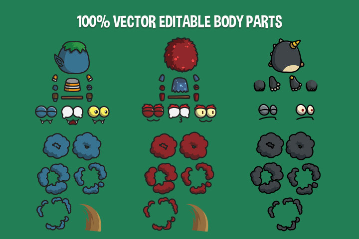 Monster 2D Character Sprites - CraftPix.net