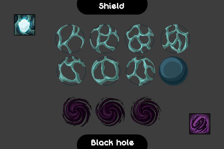 Pixel Art Magic Sprite Effects and Icons Pack