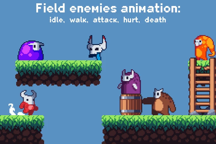 Platformer Game Kit Pixel Art
