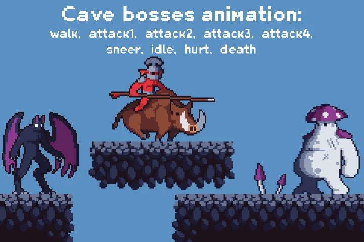 Platformer Game Kit Pixel Art