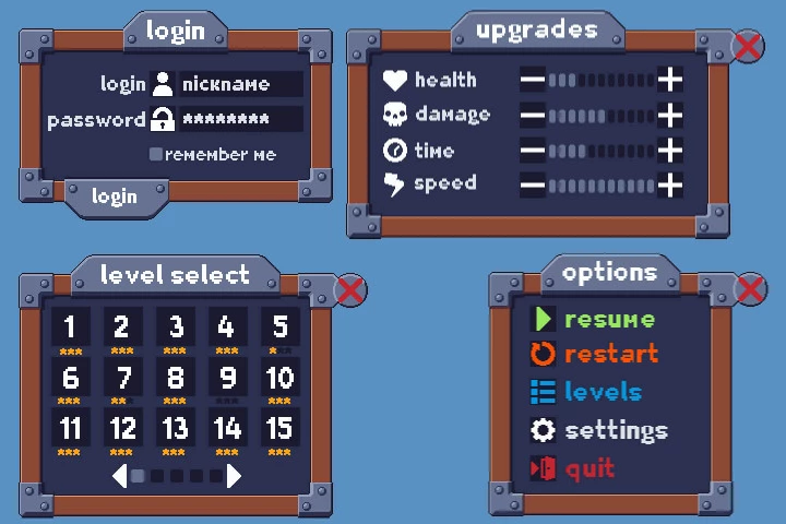 Platformer Game Kit Pixel Art