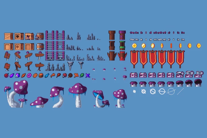 Platformer Game Kit Pixel Art