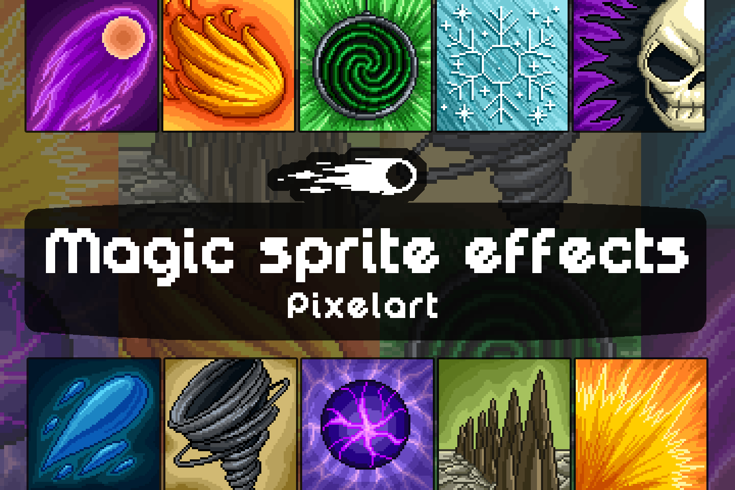 10 Magic Effects Pixel Art Pack