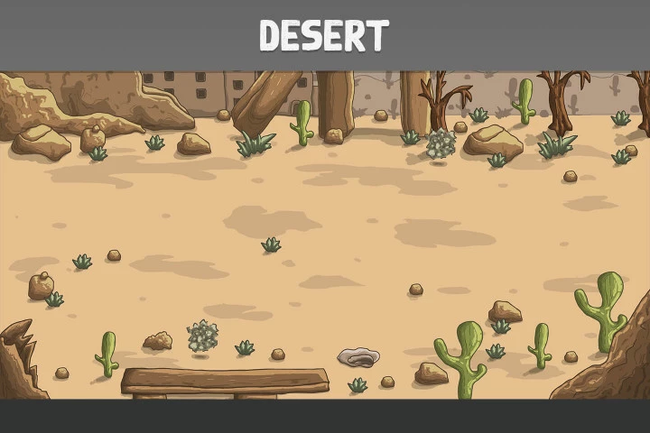 2D Horizontal Battle Backgrounds