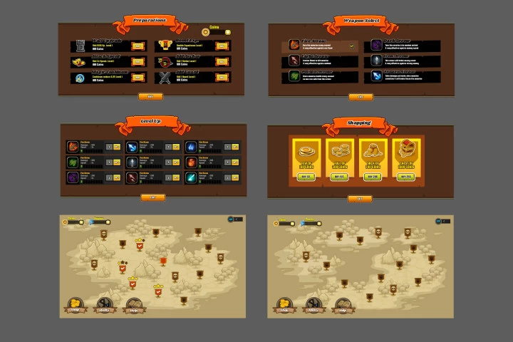 Fortress Defense 2D Game Kit