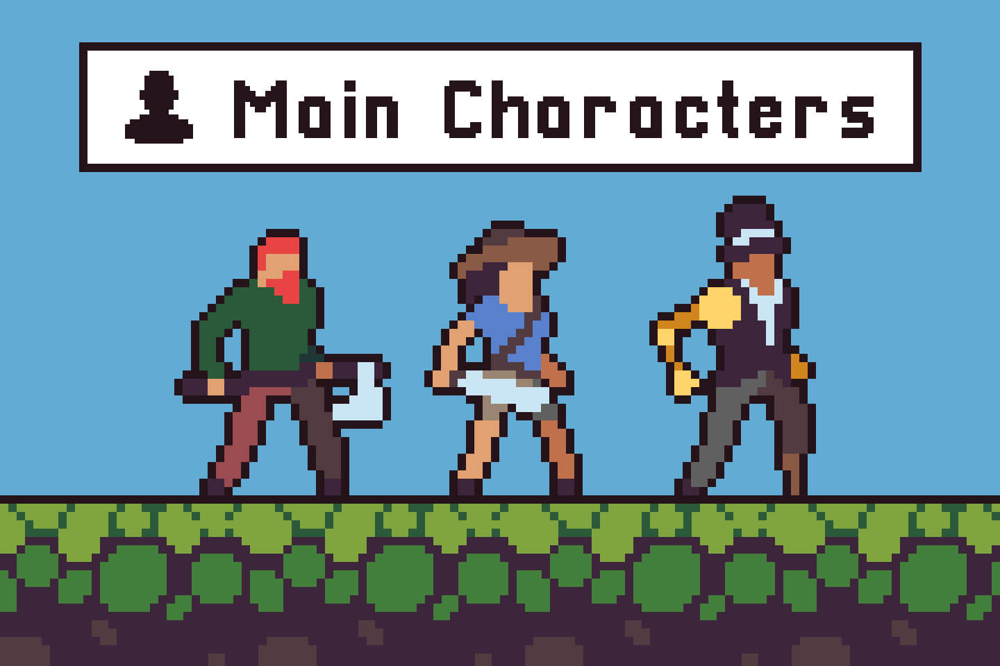 Simple Pixel Art Character